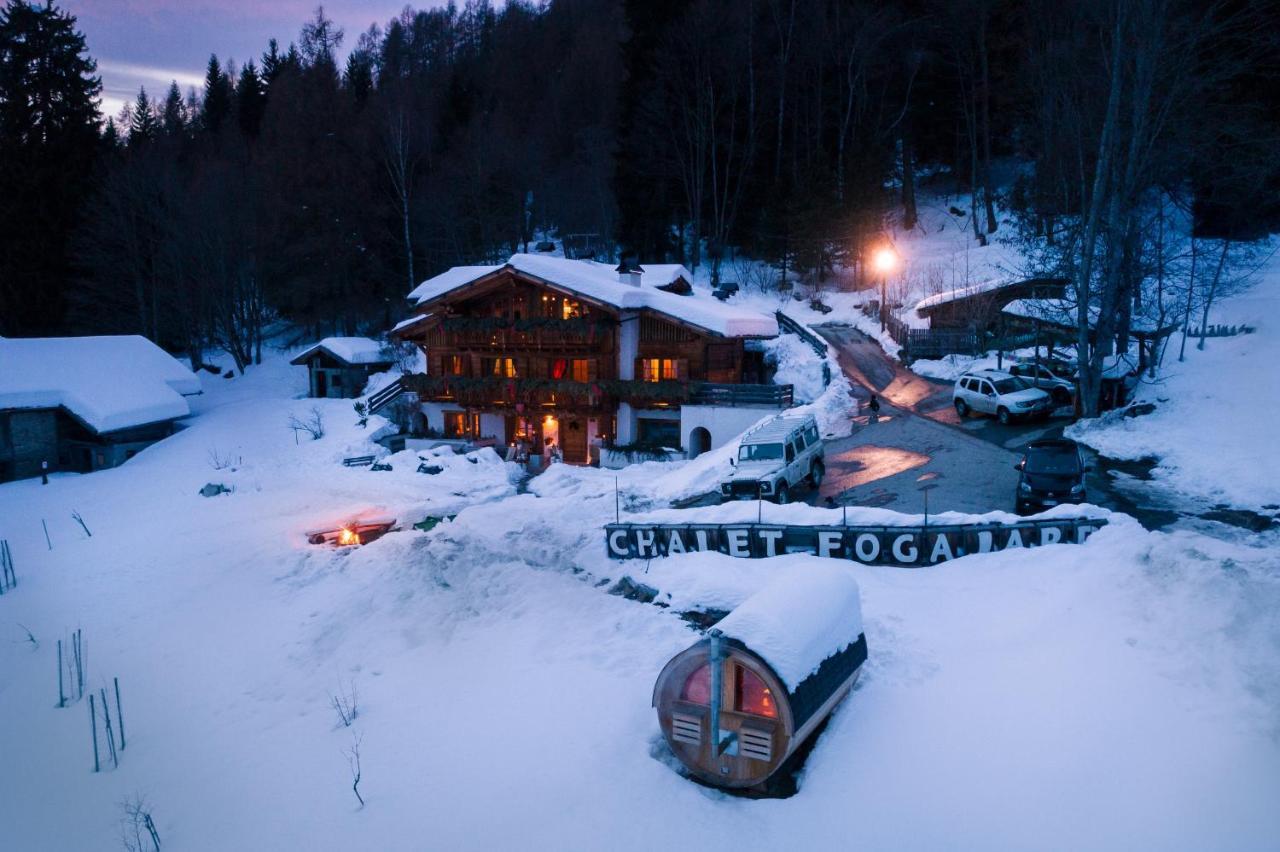 Fogajard Lovely Chalet Мадона ди Кампильо Екстериор снимка